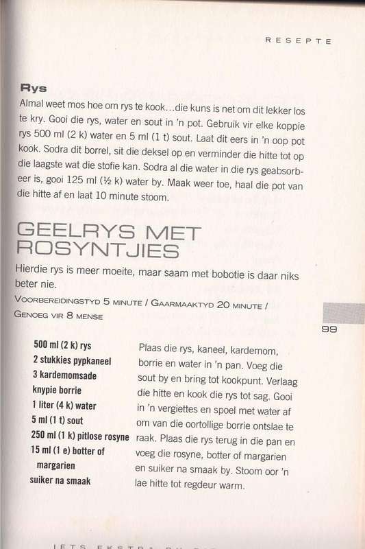 VOETSPORE KOOKBOEK - JOHAN BADENHORST (1 STE UITGAWE 2007)