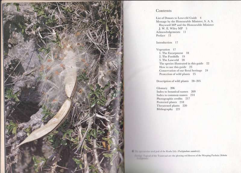 TRANSVAAL LOWVELD AND ESCARPMENT INCLUDING KRUGER NATIONAL PARK - JO ONDERSTALL (1984)