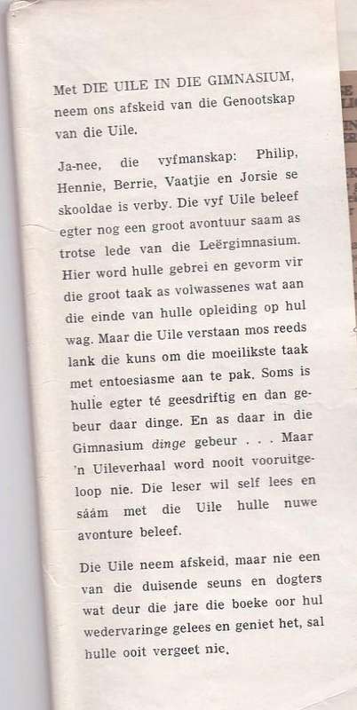 DIE UILE IN DIE GIMNASIUM - COR DIRKS (1970)