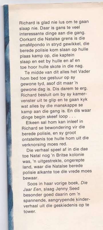 DIE NAG VAN DIE KRYGERS - JENNY SEED (SETLAARS VAN 1850 JEUGVERHAAL)
