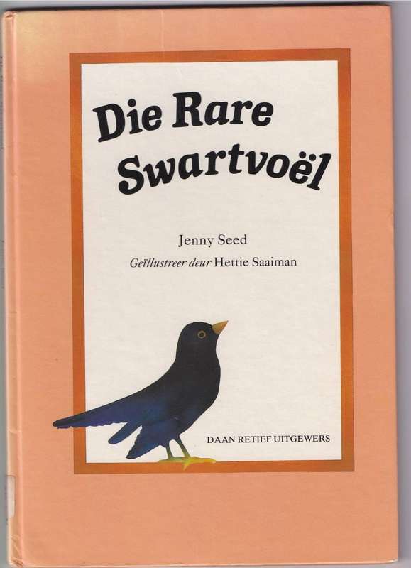 DIE RARE SWARTVOEL - JENNY SEED (1986)