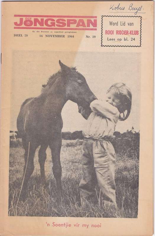 DIE JONGSPAN DEEL 29, 16 NOVEMBER 1964 NR 39