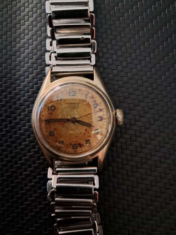Rare Pierpont 17 Jewels Incabloc mechanical watch