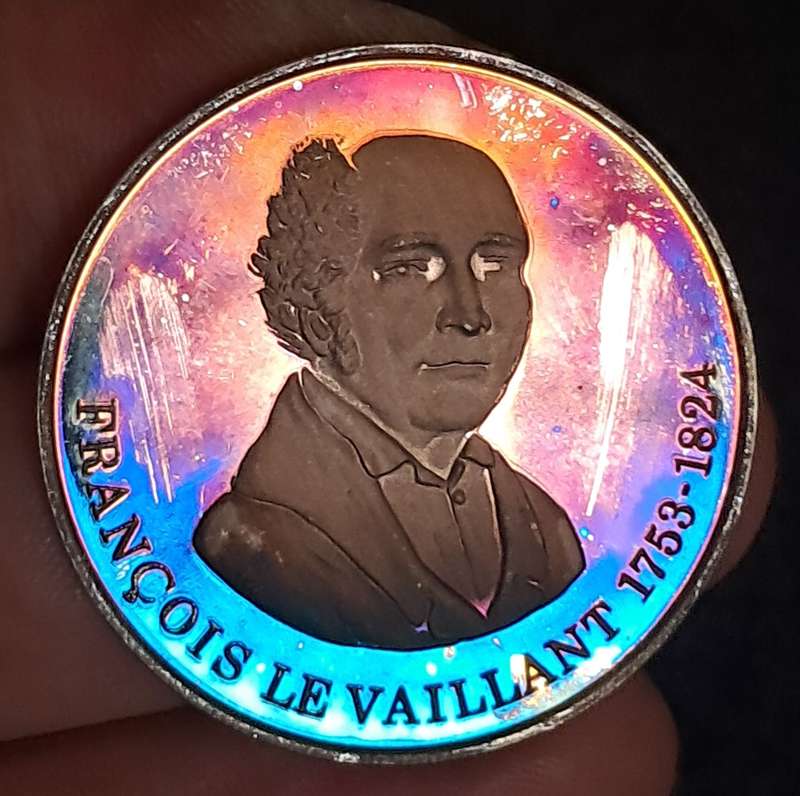 Silver Pioneers of Southern Africa Francois Le Valliant coin