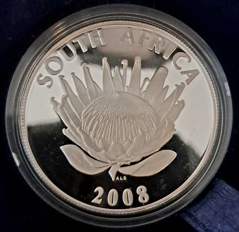 Silver 2008 Gandhi R1 coin