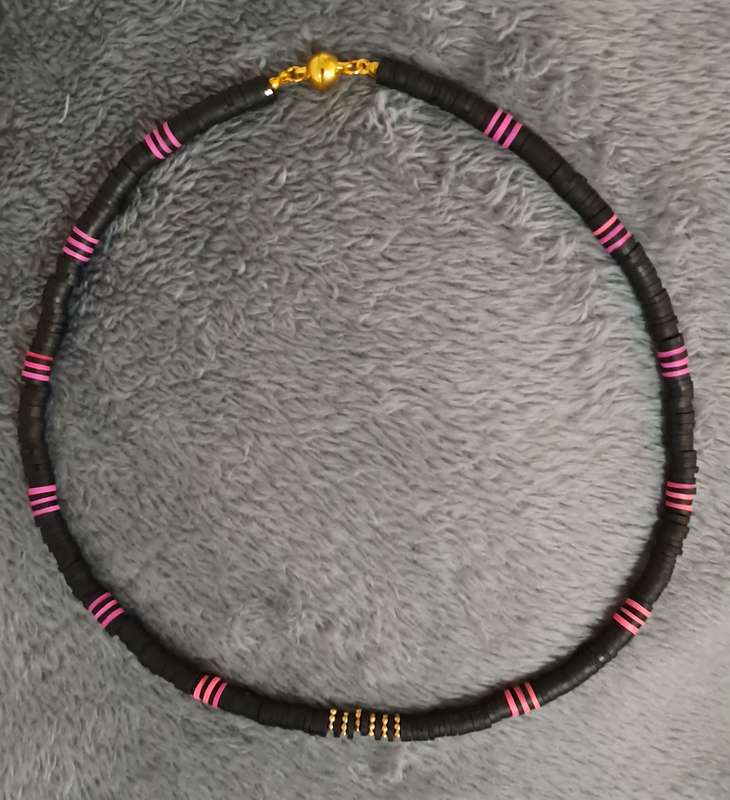 Hand Made Beaded Neclace with Magnetic Clasp
