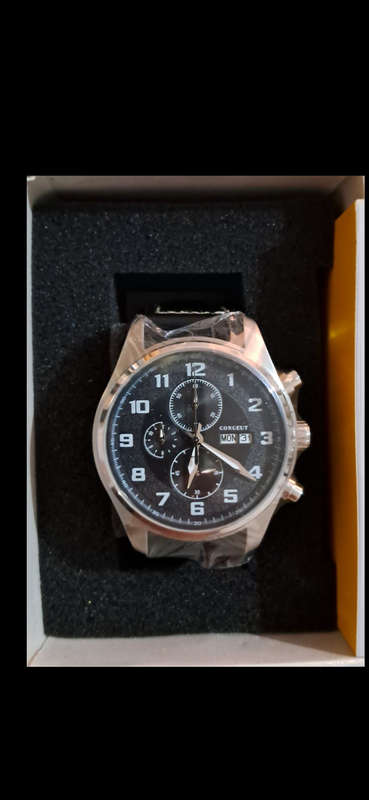 Corgeut Military Style Chronograph Watch