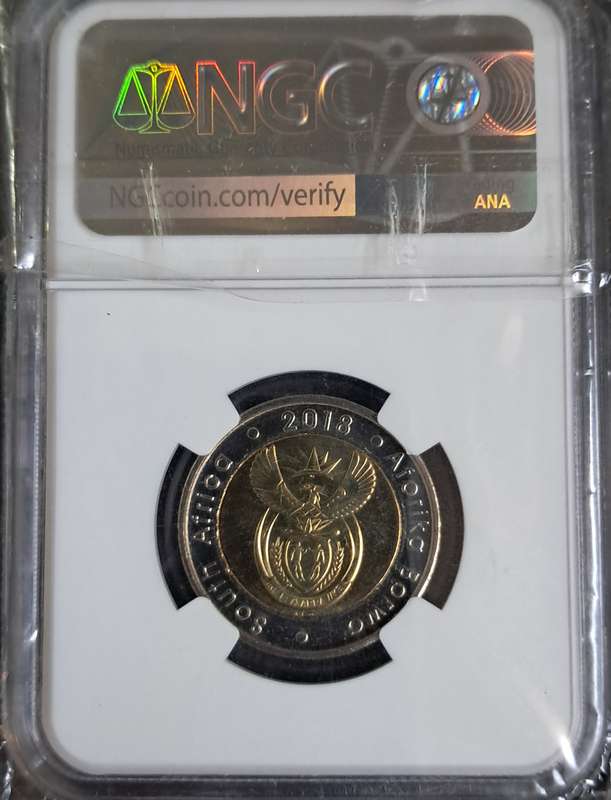 2018 Nelson Mandela Centenary 5 Rand Coin
