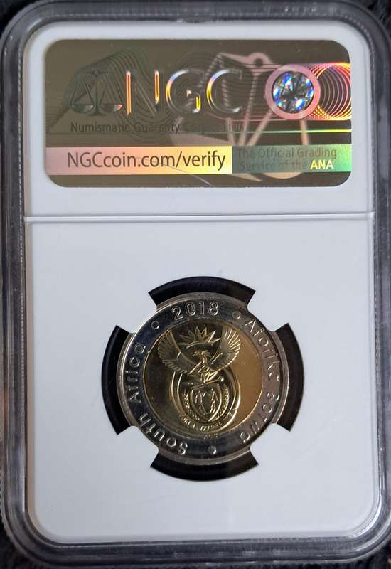 2018 Nelson Mandela Centenary 5 Rand Coin