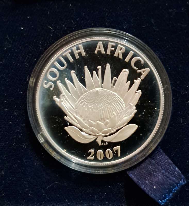 Mandela 2007 Silver Rand Protea series