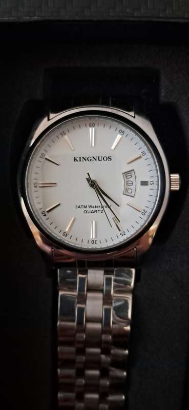 Kingnuos Stainless Steel Date Watch