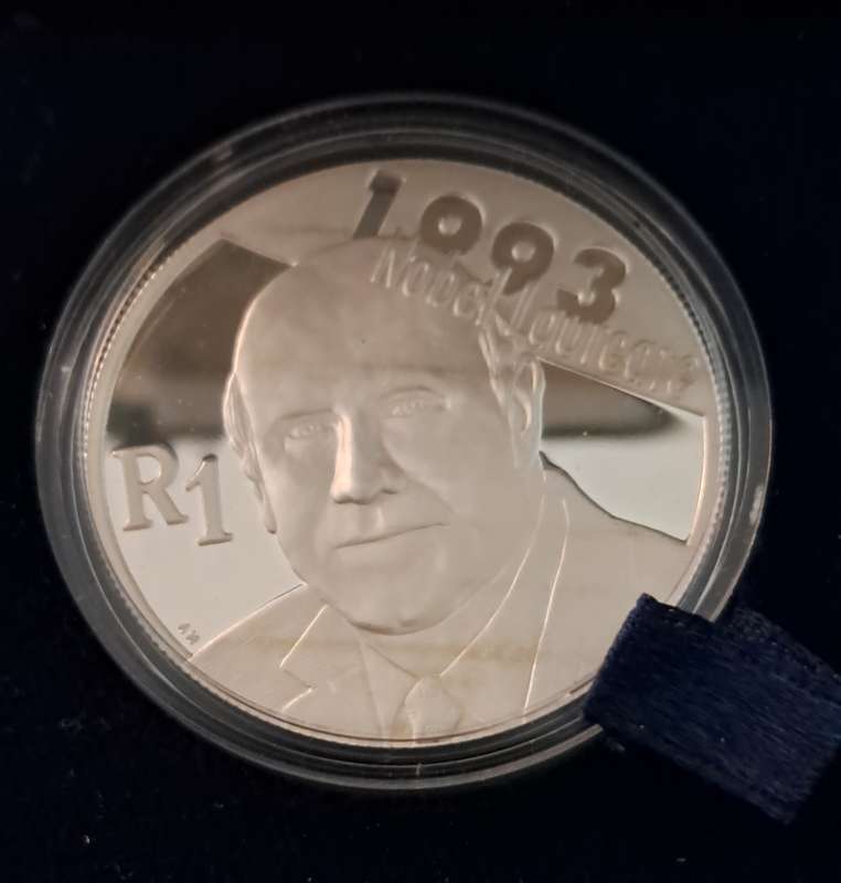 Silver Protea Series F W de Klerk 1 Rand
