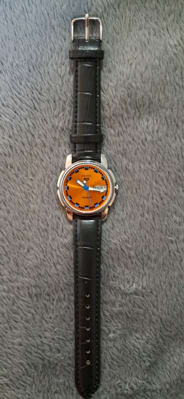 Seiko 5 Automatic Watch with Day and Date Function