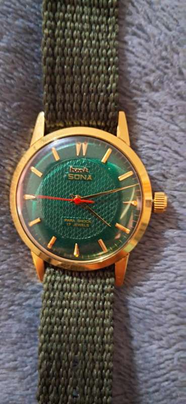 Vintage HMT Sona Gold Plated Mechanical Watch