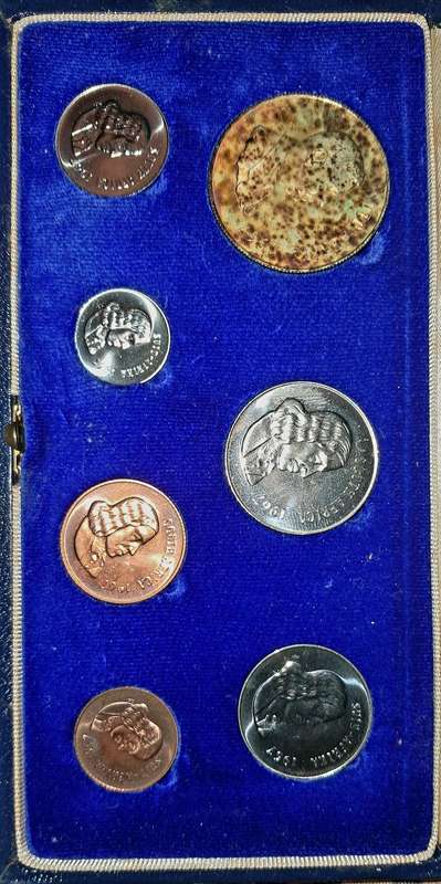 1967 Proof set with Silver 1 Rand