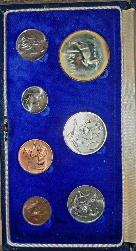 1967 Proof set with Silver 1 Rand