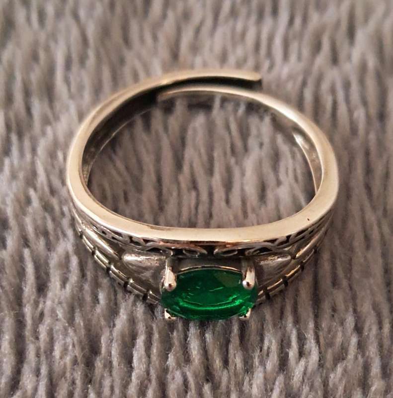 Stunning Sterling Silver Adjustable Ring