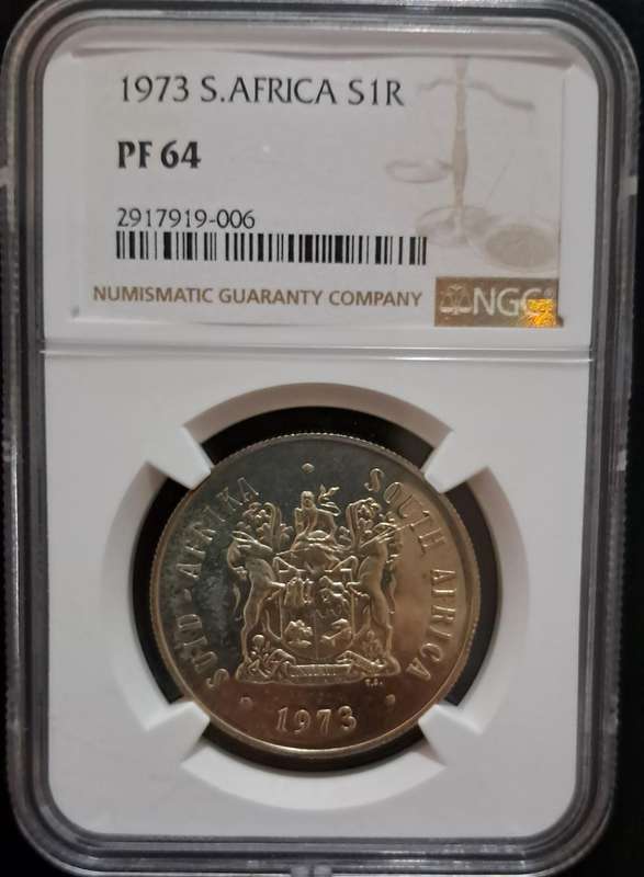 1973 PF64 Proof Silver 1 Rand