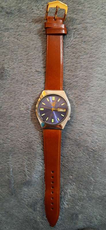 Vintage Seiko 5 Automatic Caliber 6309 A Day Date Watch