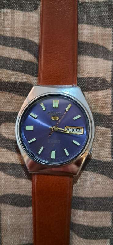 Vintage Seiko 5 Automatic Caliber 6309 A Day Date Watch