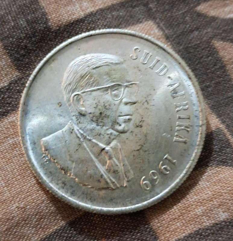 1969 Silver Proof 1 Rand