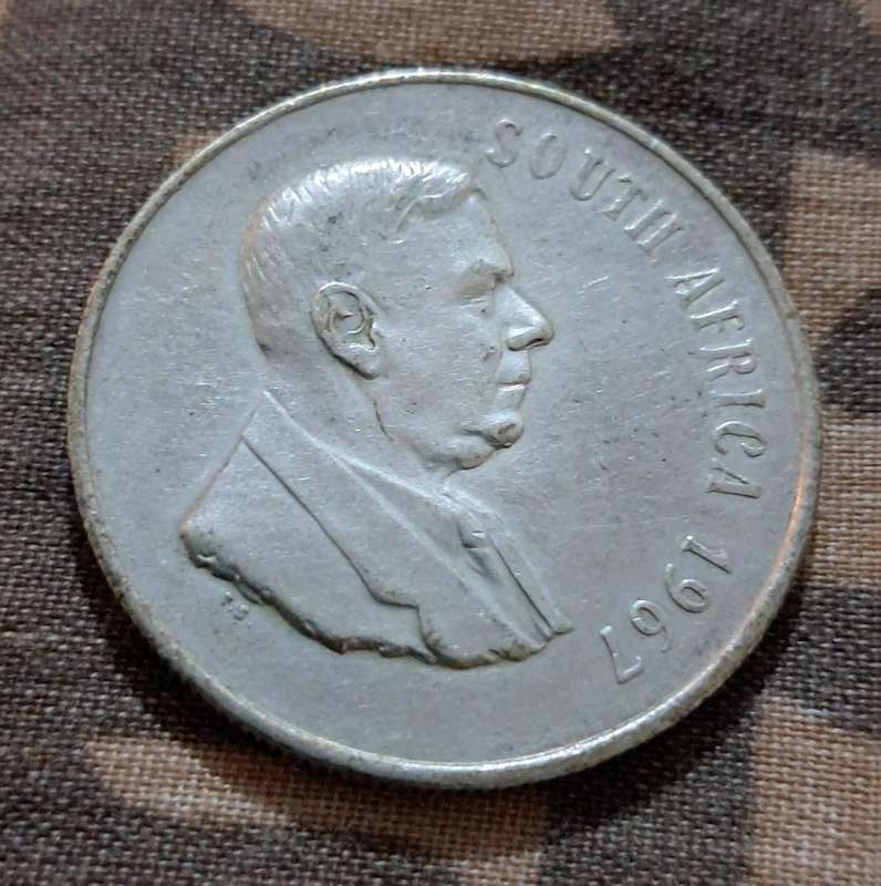 1967 Uncirculated Silver 1 Rand