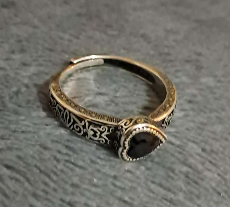 Sterling Silver Adjustable Ring