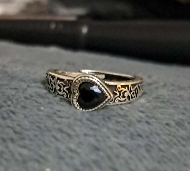 Sterling Silver Adjustable Ring
