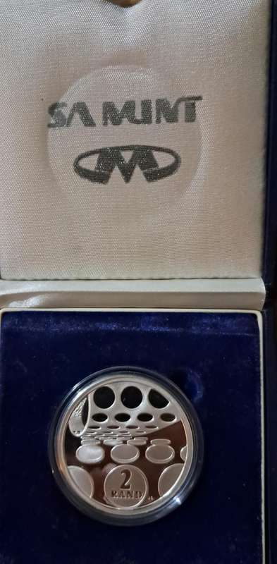 SILVER 1992 PROTEA MINT TECHNOLOGY R2 PROOF COIN