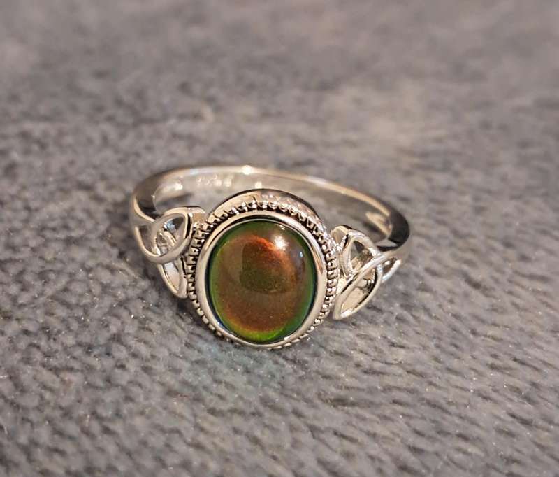 Sterling Silver Mood Ring Size 7