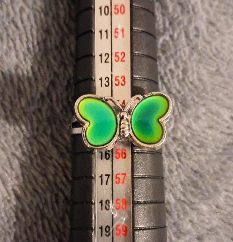 Adjustable Butterfly Mood Ring