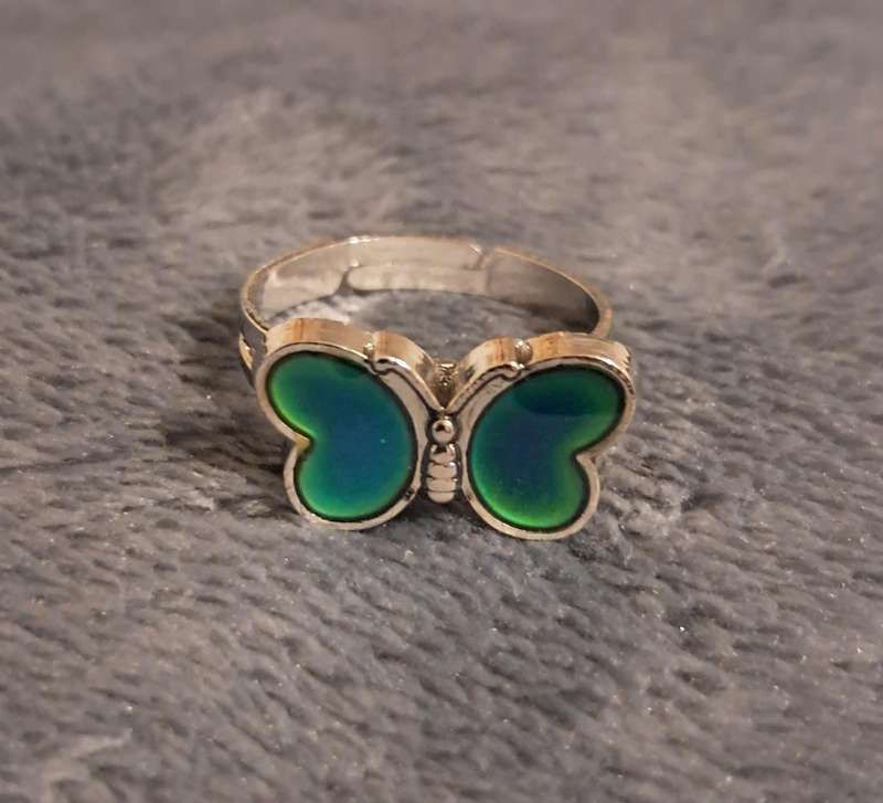 Adjustable Butterfly Mood Ring