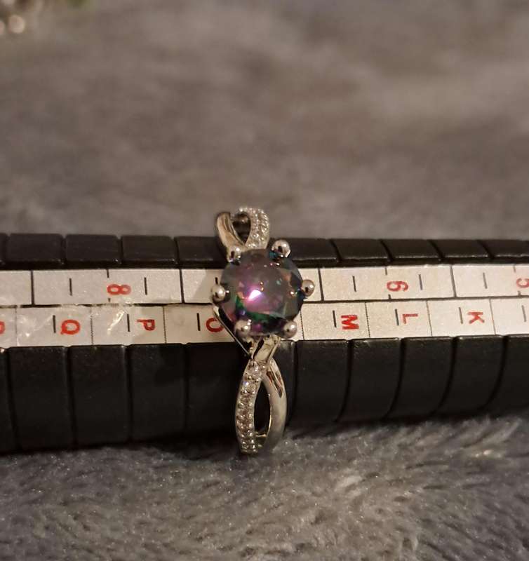 Synthetic Stone Ring Size 7