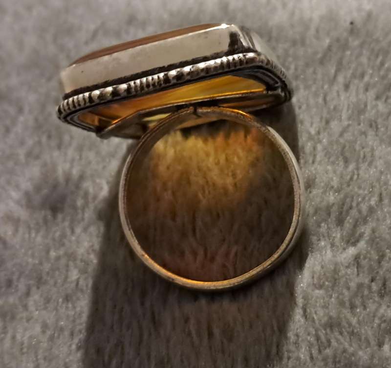 Genuine Onyx Gemstone Ring