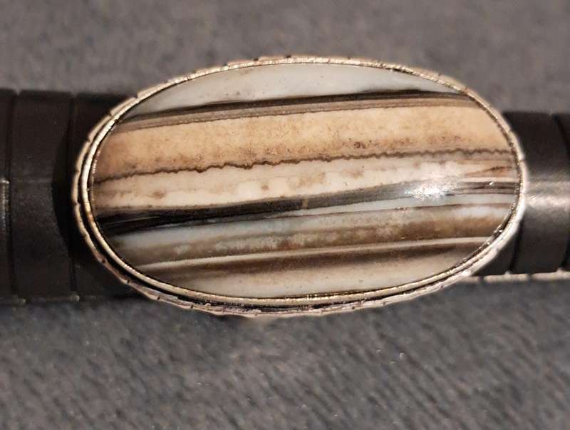 Genuine Onyx Ring SilverPlated