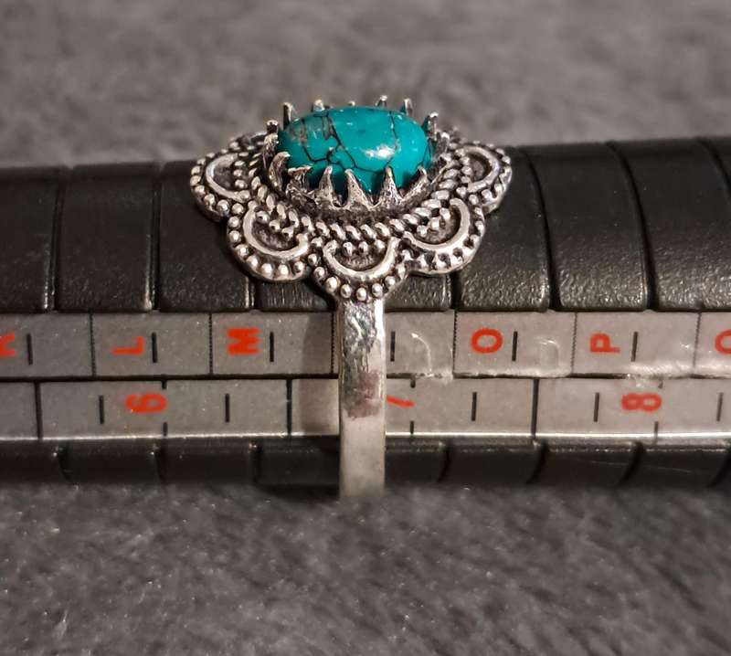 Silver Plated Vintage Style Ring