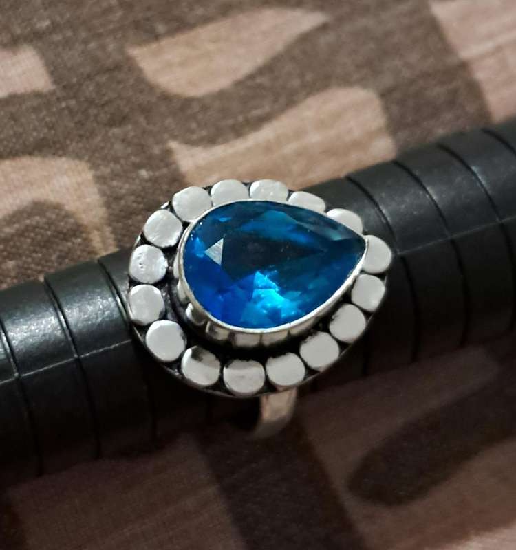 Silver Plated Ring Size 8