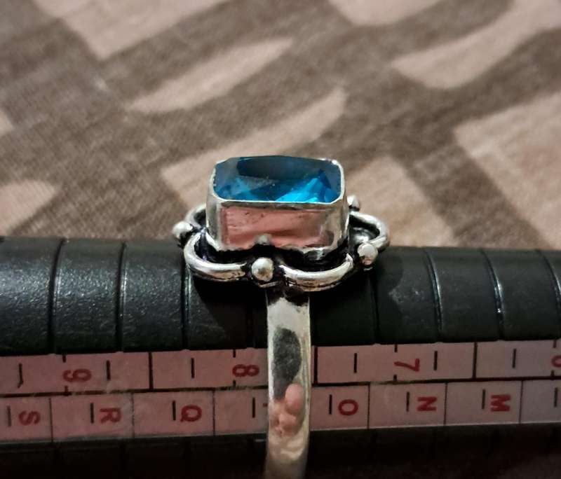 Silver Plated Ring Size 8