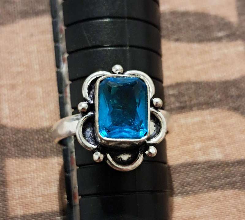 Silver Plated Ring Size 8