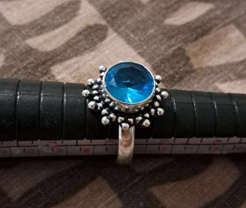 Silver Plated Ring Size 6