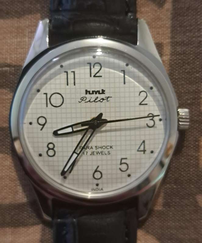 Vintage HMT Pilot 17 Jewels Mechanical Watch