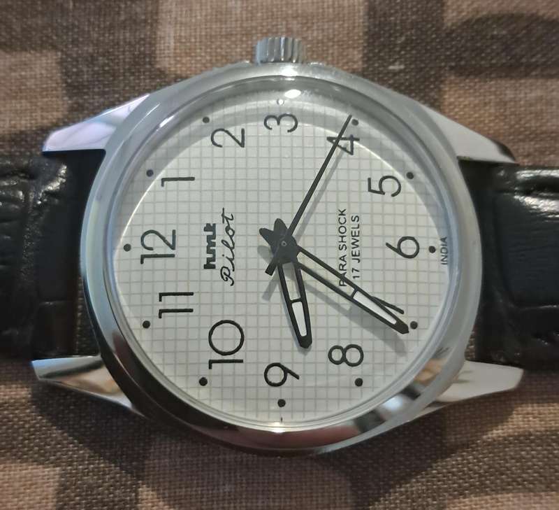 Vintage HMT Pilot 17 Jewels Mechanical Watch