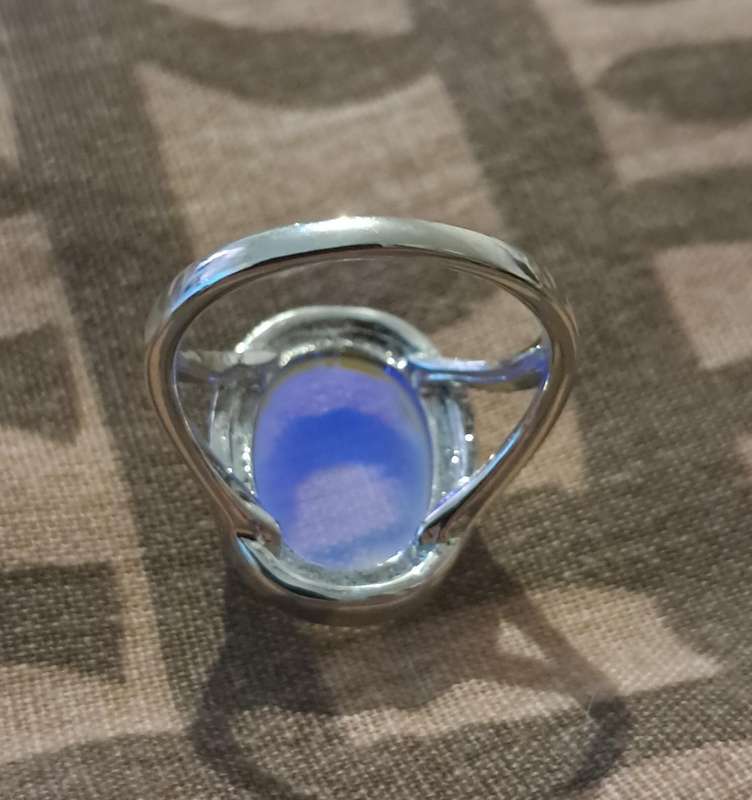 Synthetic Zirconia Size 7 Ring