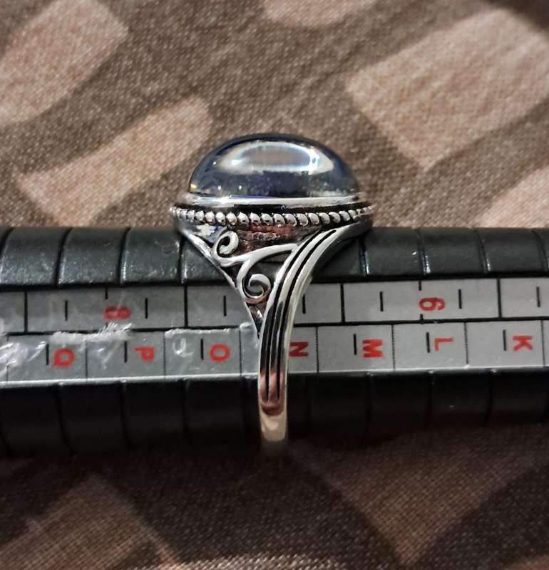 Silver Plated Color Changing Mood Ring Size 7