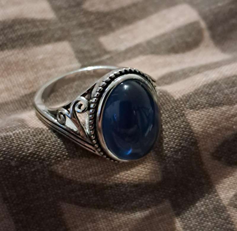 Silver Plated Color Changing Mood Ring Size 7