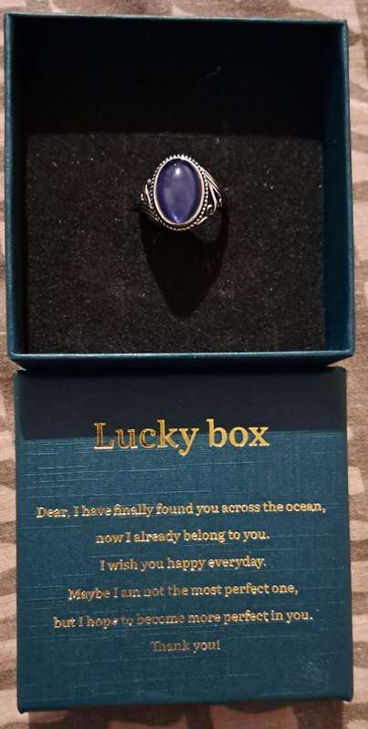 Silver Plated Color Changing Mood Ring Size 7