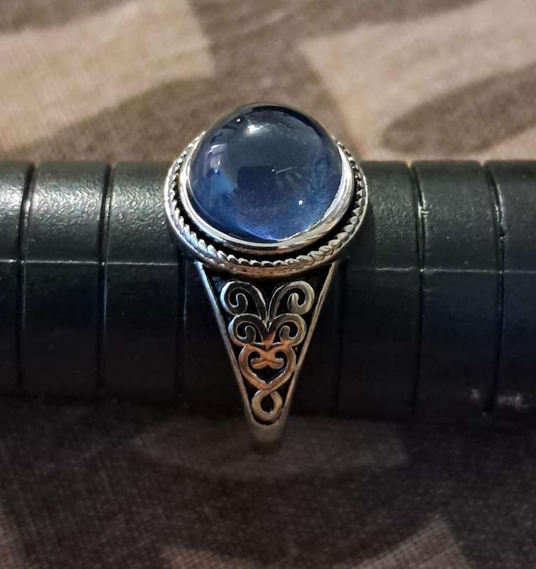 Silver Plated Mood Ring Size 7