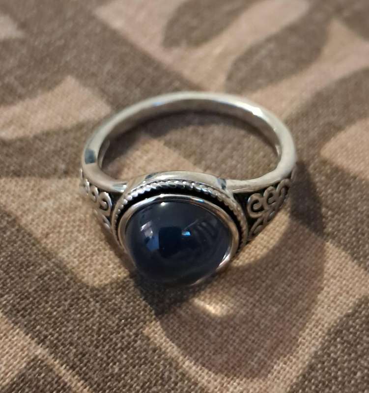 Silver Plated Mood Ring Size 7
