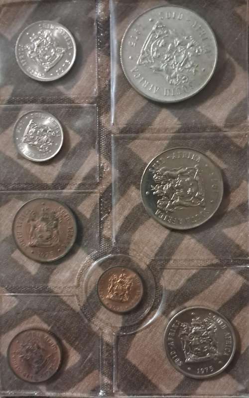 1975 Uncirculated Mint Pack Silver 1 Rand