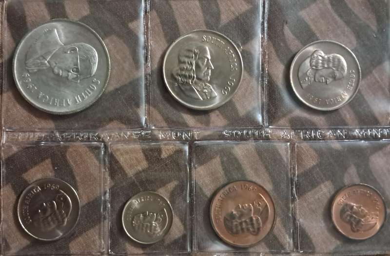 1969 Uncirculated Silver 1 Rand Mint Set